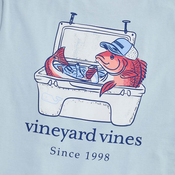 Red Fish Cooler Short Sleeve T-Shirt