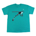 Retro Frog Youth Jade Green T-shirt