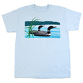 Retro Loons Adult Light Blue T-shirt