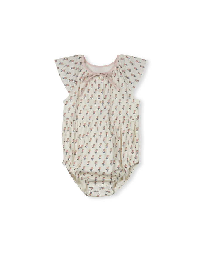 Rose Printed Romper - Junees
