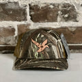 Southern Snap SC Palm Duck Leather Patch Hat in Camo