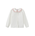 Scalloped Collared Blouse
