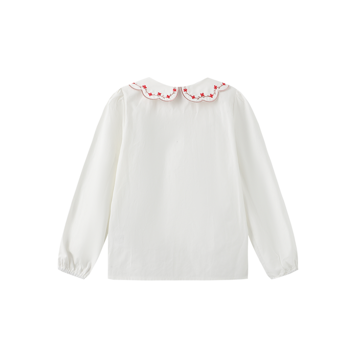 Scalloped Collared Blouse