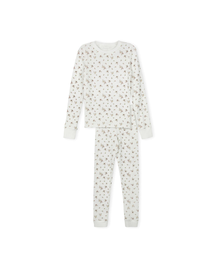 Scattered Printed Pajama Set - Junees