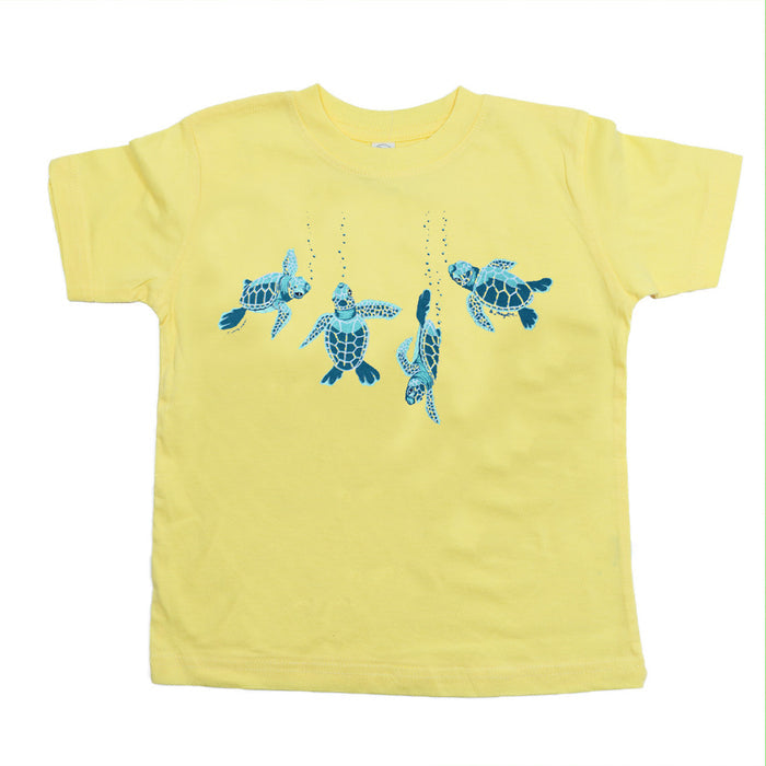 Sea Turtle Babies Toddler Butter T-shirt