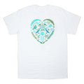 Seacoast Heart Adult White T-shirt