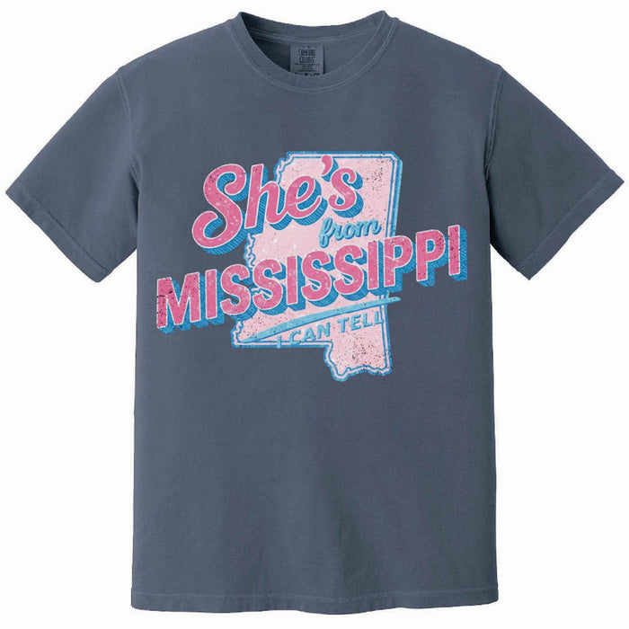 She's From Mississippi Short Sleeve T-Shirt