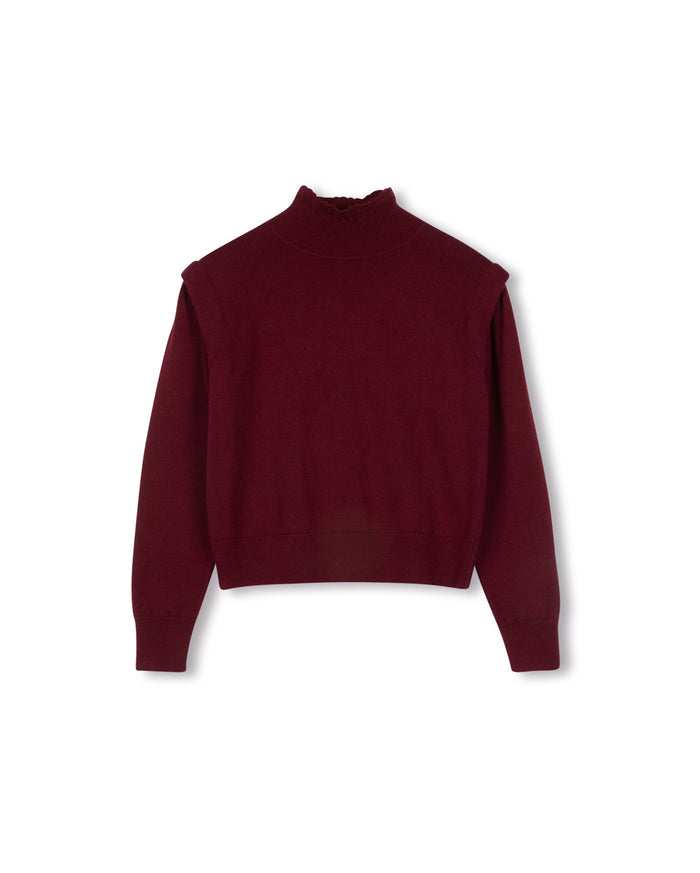 Shoulder Panel Sweater - Junees