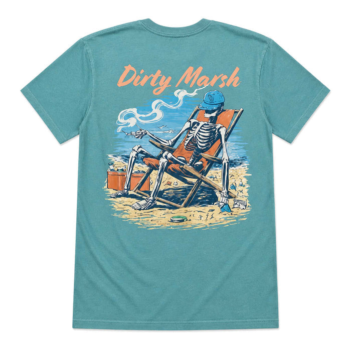 Skelly On Da Beach Short Sleeve T-Shirt