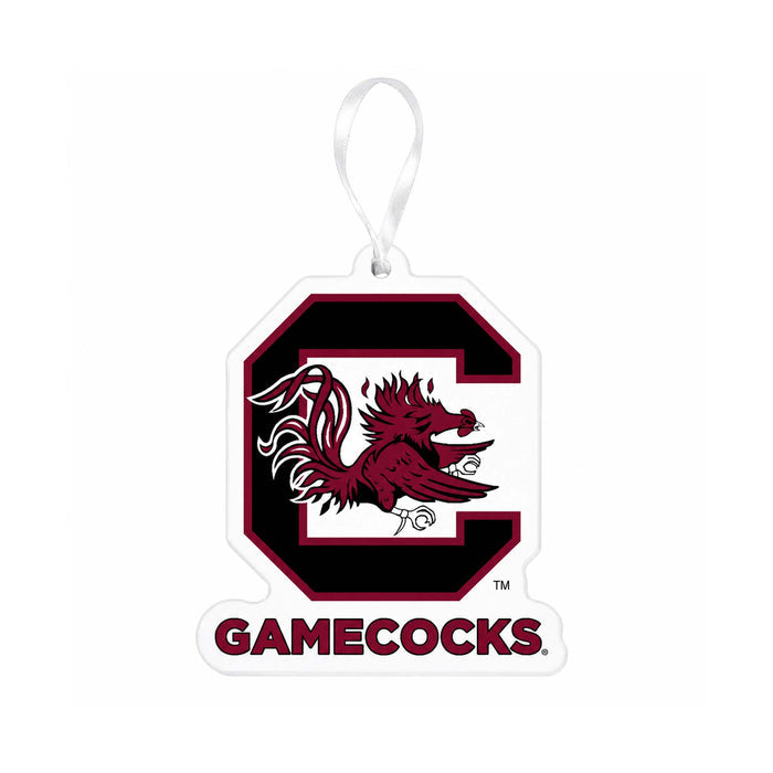 South Carolina Gamecocks Block C Acrylic Ornament