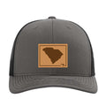 South Carolina Outline Trucker in Charcoal and Black