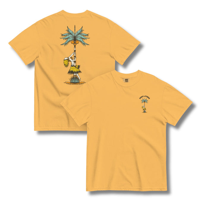 Sunny & Stoked Palm Strip Short Sleeve T-Shirt