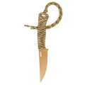 Tactical Speedgoat knife in Coy/Multicam with a paracord handle and a sleek blade, designed for outdoor and tactical use.