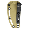 Tactical Speedgoat Kydex sheath with UltiClip, designed for secure knife carry and easy access in outdoor settings.