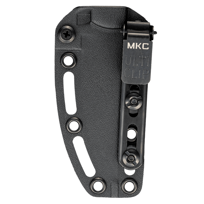 Kydex sheath for Tactical Speedgoat knife with adjustable clip for secure carry and easy access. Ideal for tactical use.