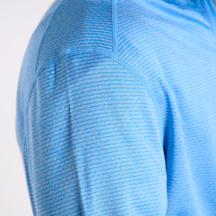 Tech Quarter Zip Pullover in Sky