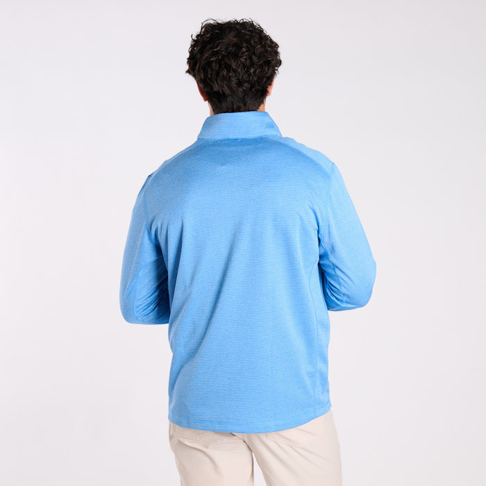 Tech Quarter Zip Pullover in Sky