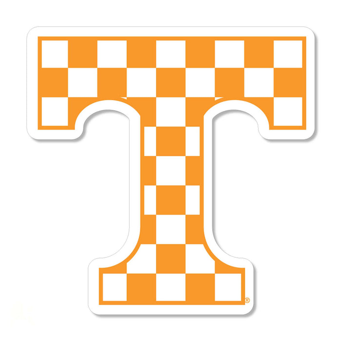 Tennessee Volunteers Checkerboard Power T 6 Inch Decal