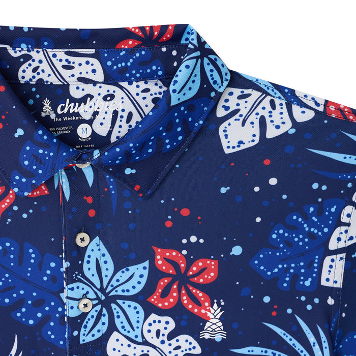 The Backyard Bouquet Ultra Fine Knit Range Polo