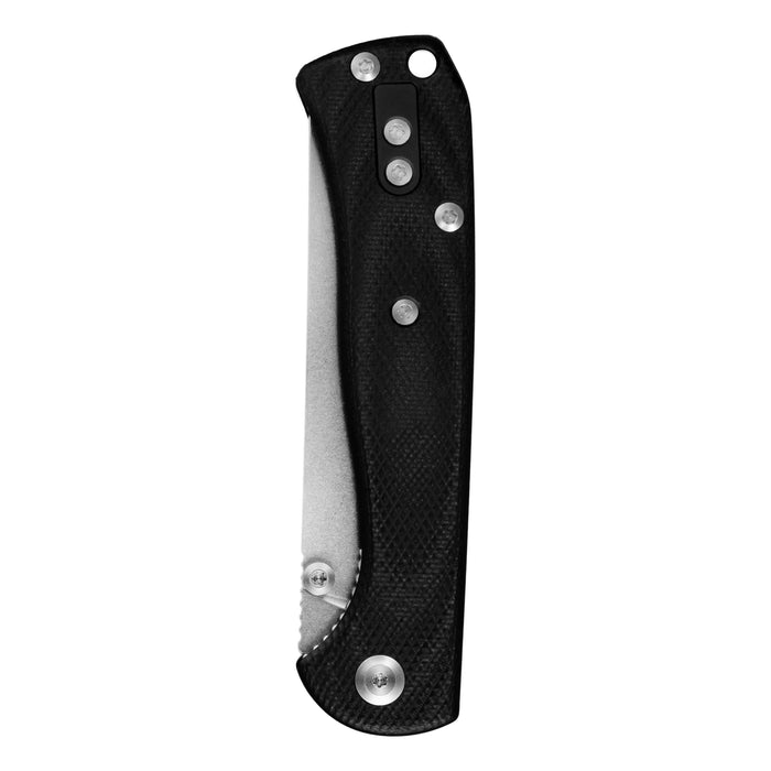 Montana Clip Deletion Kit featuring a sleek black handle and stainless steel blade, designed for optimal functionality.