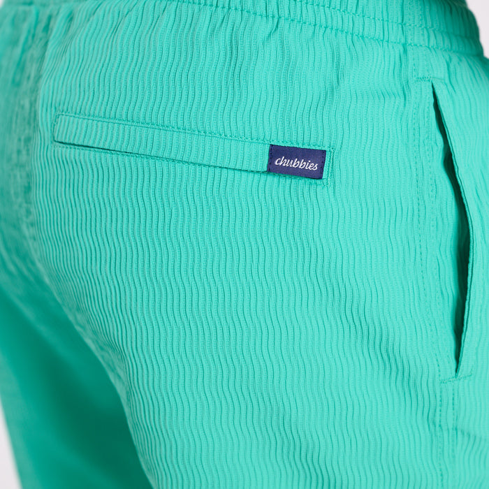 The Real Teals Textured 5.5 Inch Lined Swim Shorts