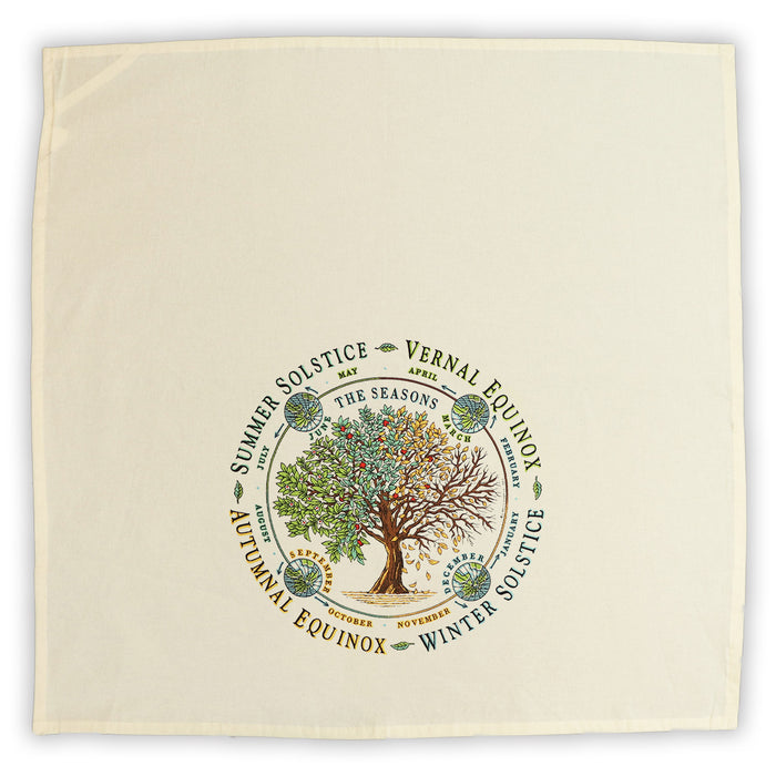 The Seasons Natural Tea Towel