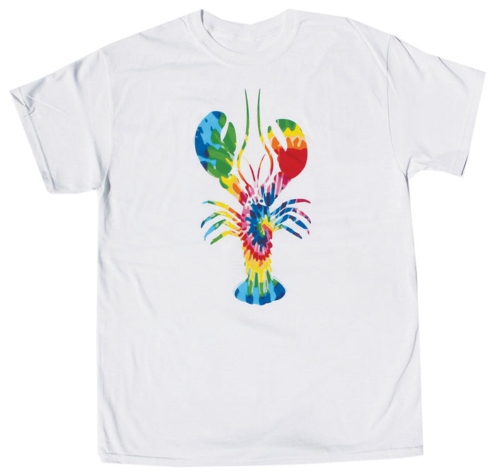 Tideyed Lobster Adult White T-shirt