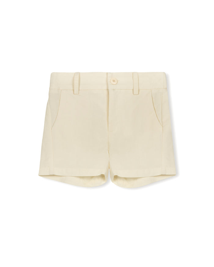 Tip Cotton Poplin Shorts - Junees