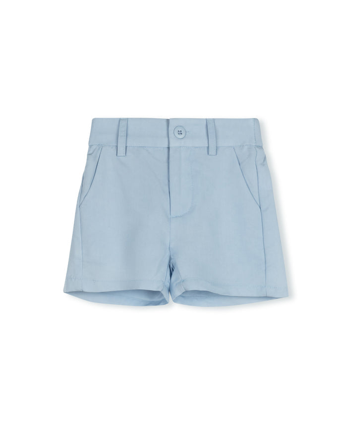 Tip Cotton Poplin Shorts - Junees