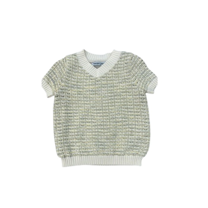 Tip Marled Knit Sweater - Junees