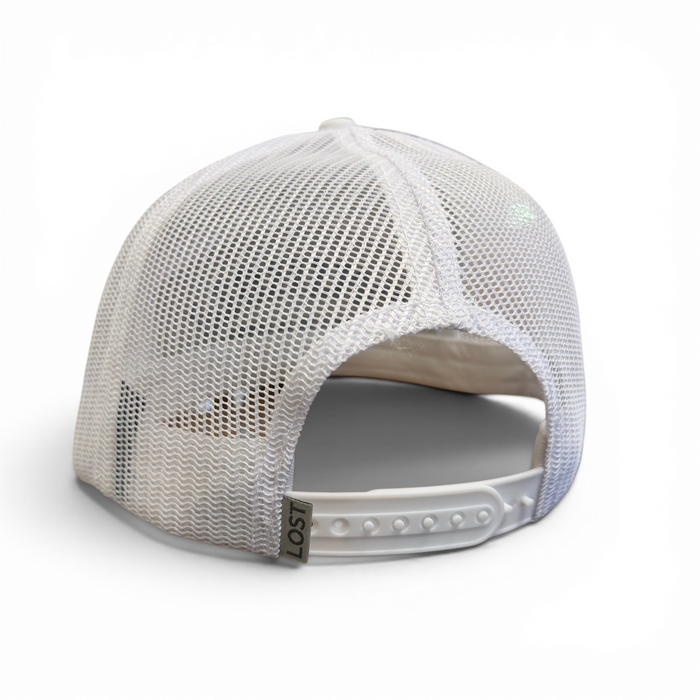 Upside Down Fishing Embroidered Flatbill Hat
