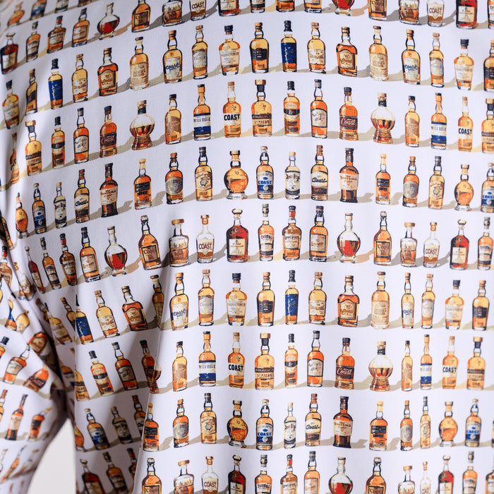 Whiskey Bar Printed Polo
