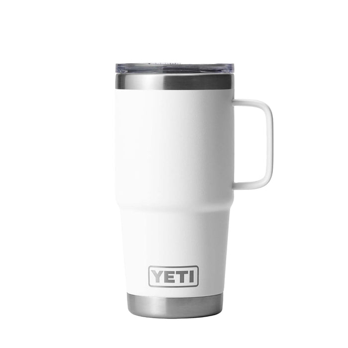 White Rambler 20oz Travel Mug