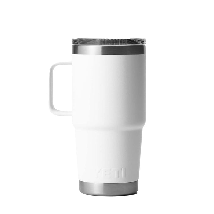 White Rambler 20oz Travel Mug