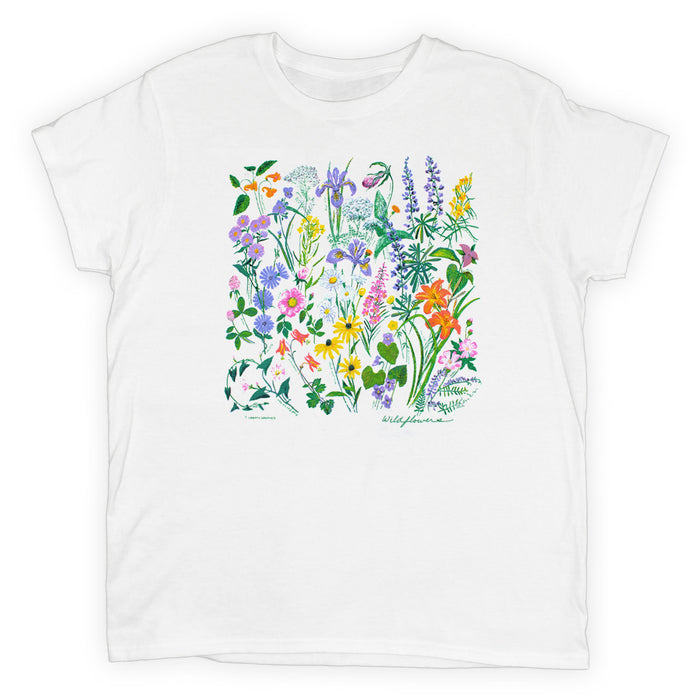 Wildflowers Ladies White T-shirt