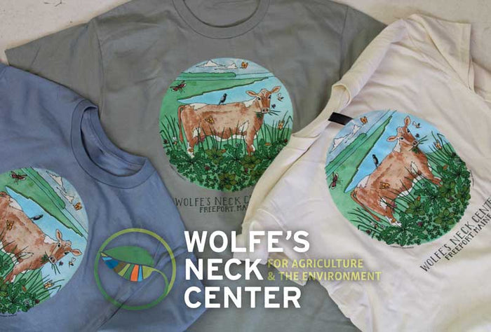 Wolfe's Neck Cow Adult Natural T-shirt