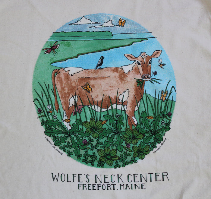 Wolfe's Neck Cow Organic Natural Tea Towel