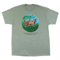 Wolfe's Neck Cow Sage Green T-shirt