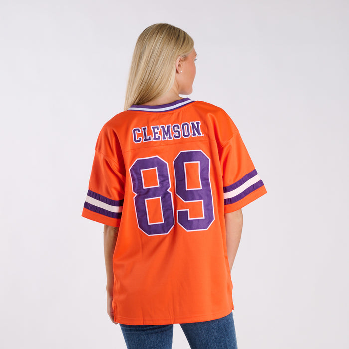 Women's Clemson Tigers Button Down Football Jersey