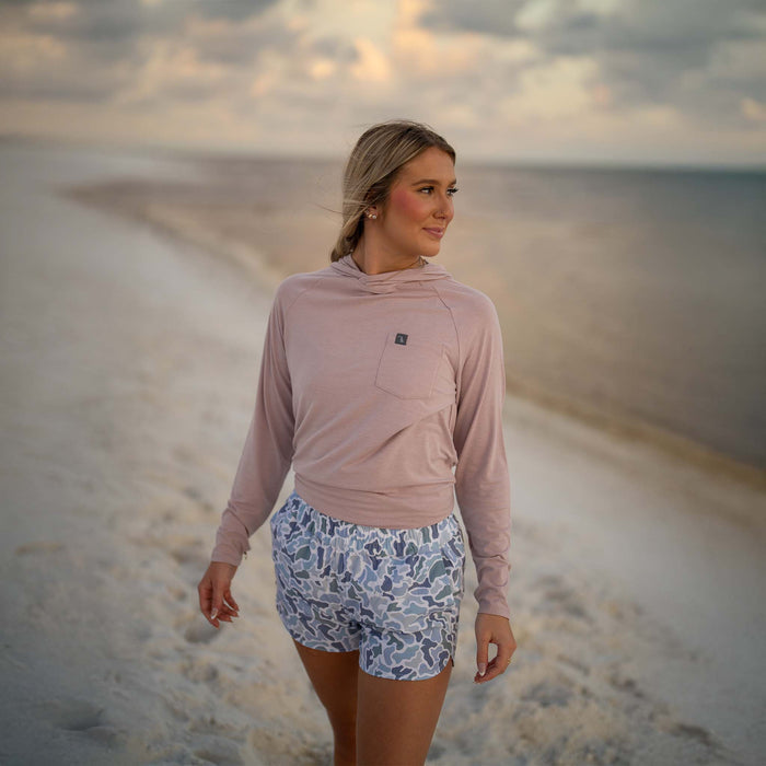 Women's High Waisted Volley Shorts in Localflage Coast