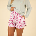 Women's High Waisted Volley Shorts in Localflage Pink