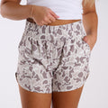 Women's High Waisted Volley Shorts in Palmettoflage