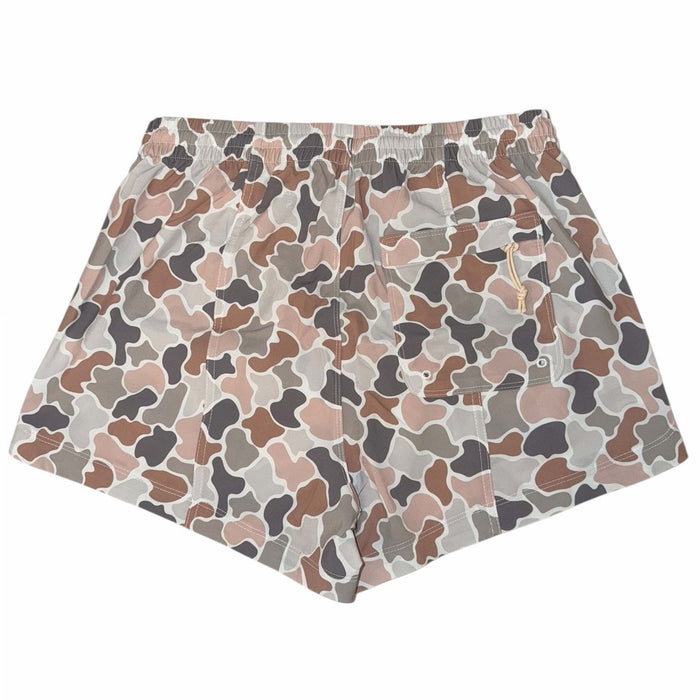 Women's Volley Shorts in Flora Forest Camo