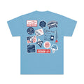 Youth Fishing Collage Short Sleeve T-Shirt