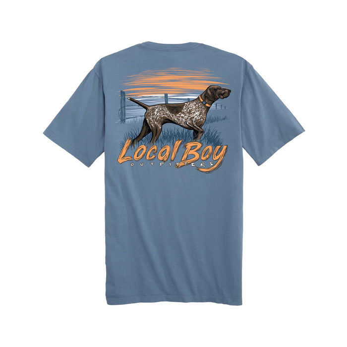 Local Boy Outfitters Youth GSP Sunset Short Sleeve T-Shirt in slate blue